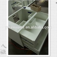 modern melamine MDF/particle board bathroom cabinets