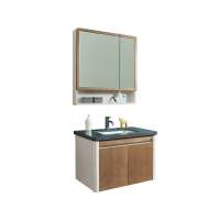 Classic Product Solid Wood Wall Mounted Bathroom Cabinet