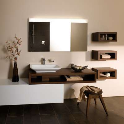 MDF Bathroom Vanity Bathroom Storage Cabinets PVC Bathroom Cabinet